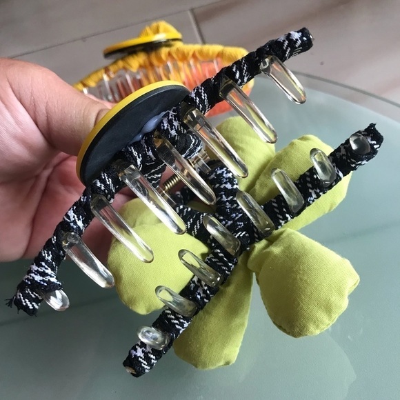 NEW Daisy Wildflower Smiley Large Hair Claw Clip - Picture 7 of 12